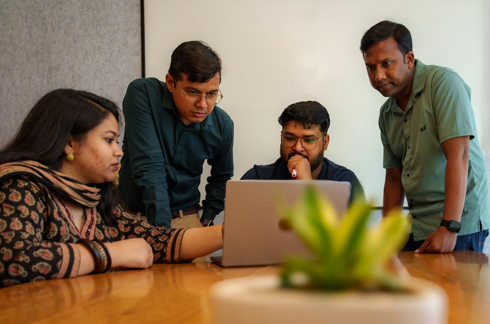 Full stack web development team